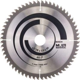 Hoja de sierra circular de carburo BOSCH PROFESSIONAL 216 x 30 x 2,5 mm (60 dientes) - Multimaterial Precio: 74.50000008. SKU: B1FCL4AMDW