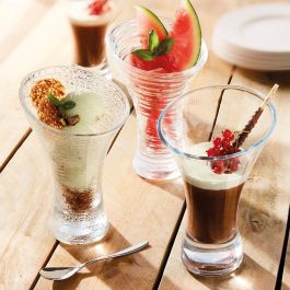 Arcoroc Jazzed Caja 6 Copas Helado Vidrio Transparente 41 cL