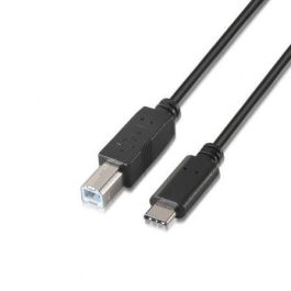 Aisens Cable USB 2.0 Tipo-C Macho a B Macho Negro 2 Metros 480Mbps Precio: 2.50000036. SKU: B14TMMWJNY