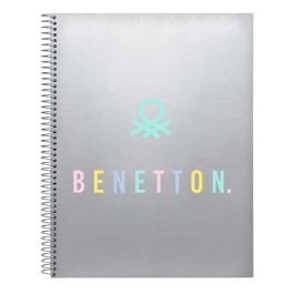 Libreta Benetton Silver Plateado A4 120 Hojas Precio: 3.78999951. SKU: B1J52C9ELG