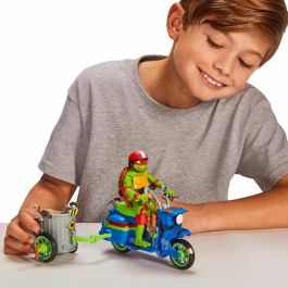 Figura tortugas ninja con vehiculo (moto sidecar o moto batalla) 33x19 cm - modelos surtidos Figura tortugas ninja con vehiculo (moto sidecar o moto batalla) 33x19 cm - modelos surtidos