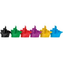 Asmodee Jamaicano - Juego de Mesa de Estrategia y Carrera de Botes de Piratas - Para 2-6 Jugadores (Edad 8+) - Roba la Carga y Combina Velocidad Asmodee Jamaicano - Juego de Mesa de Estrategia y Carrera de Botes de Piratas - Para 2-6 Jugadores (Edad 8+) - Roba la Carga y Combina Velocidad