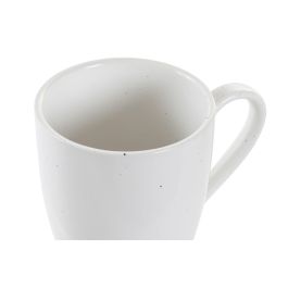 Mug Scandi DKD Home Decor Blanco Natural 13 x 31 x 19 cm Set de 4