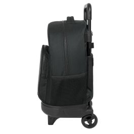 Mochila Escolar con Ruedas Munich Topo Negro 33 x 45 x 22 cm