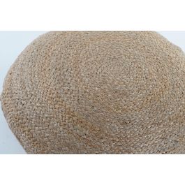 DKD Home Decor Cojín de Suelo Decorativo Estilo Balinés de Poliéster Color Natural 50x50x20 cm
