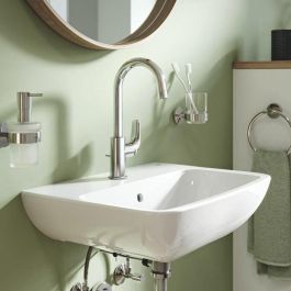 Grohe 24330001 Mezclador Monomando de Lavabo Swift, Acabado Cromo, Talla L, Caño Alto, con Ahorro de Agua