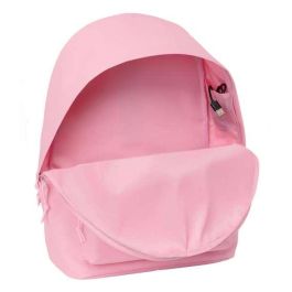 Safta Mochila Doble para Portátil 15,6" + USB Real Madrid Chica Rosa 31x44x18 cm