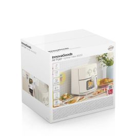 Freidora de Aire InnovaGoods Vynner Pro 6500 Crema 1700 W 6,5 L Acero Inoxidable Freidora de Aire InnovaGoods Vynner Pro 6500 Crema 1700 W 6,5 L Acero Inoxidable