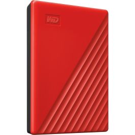 Western Digital My Passport Disco Duro Externo 4TB USB 3.2 Gen 1 Rojo WDBPKJ0040BRD-WESN
