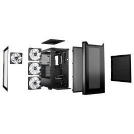 be quiet! Pure Base 501 LX Black Midi Tower PC Negro con Iluminación Multi y Filtro Anti-polvo