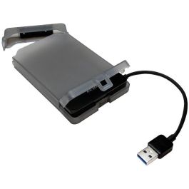 LogiLink AU0037 Carcasa Disco Duro/SSD 2.5" Serial ATA III USB 3.2 Gen 1 Conectar y Usar Gris para HDD/SSD