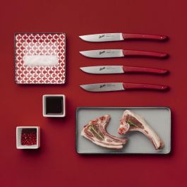 Berkel Set Cuchillos de Carne 4 Piezas Rojo
