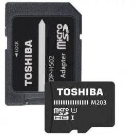 TARJETA MICROSD HC + ADAPTADOR TOSHIBA M203 - 16GB - CLASE 10 - 100MB/S