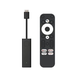 Leotec GC216 Android TV Box 4K Dongle Certificado Google y Netflix con Android 11 y Mando Bluetooth