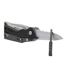 True Multiherramienta Outdoor Supervivencia Emergencia Cuchillo Varilla Ferrocerio Alicates Sierra Bolsa Nailon