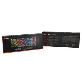 KROM Kasic TKL Teclado Mecánico TKL USB con Iluminación RGB Rainbow y Switches Rojos de Alto Rendimiento, Anti-Ghosting (25 Teclas), Modo Juego, Negro KROM Kasic TKL Teclado Mecánico TKL USB con Iluminación RGB Rainbow y Switches Rojos de Alto Rendimiento, Anti-Ghosting (25 Teclas), Modo Juego, Negro