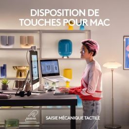 Logitech MX Mechanical Mini Teclado Inalambrico para Mac Gris Pala