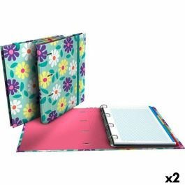 Carpeta de anillas Grafoplas Carpebook Flowers Verde A4 (2 Unidades) Precio: 29.94999986. SKU: S8424565