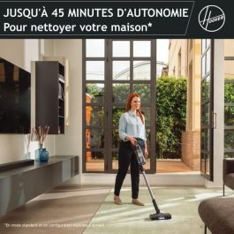 Aspiradora vertical inalámbrica - HOOVER HF1P10H - 40 AW - Pantalla LED - Negro / Morado pastel Aspiradora vertical inalámbrica - HOOVER HF1P10H - 40 AW - Pantalla LED - Negro / Morado pastel