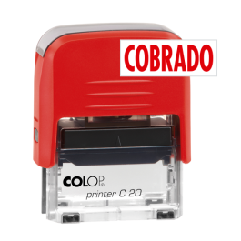 Colop Sello Printer C20 Formula " Cobrado " Almohadilla E-20 14x38 mm Rojo Precio: 6.50000021. SKU: B1243EEV26
