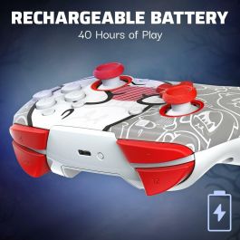 PDP Mando inalámbrico Rematch Glow Boo-Hoo para Nintendo Switch 1728606967264