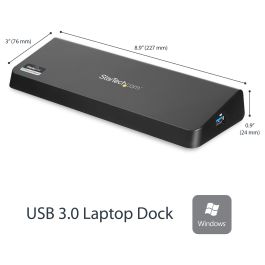 Hub USB Startech USB3DOCKHDPC