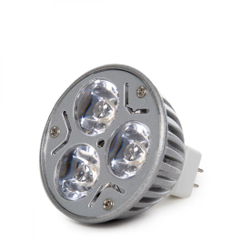 Bombilla LED GU5,3 6W 515Lm 3000K 40.000H CA-MR16-9W-WW