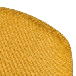 Silla Mostaza Tejido-Metal Salón 43 X 52 X 87 cm