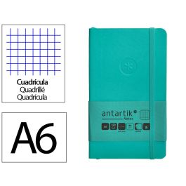 Cuaderno Con Gomilla Antartik Notes Tapa Blanda A6 Cuadricula Turquesa 100 Hojas 80 gr Fsc Precio: 4.49999968. SKU: B1GHQDDZZC