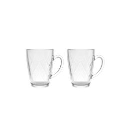 Set 2 Tazas Café con Leche 21 Cl Diamond Naira - La Mediterranea (36 Cajas) Set 2 Tazas Café con Leche 21 Cl Diamond Naira - La Mediterranea (36 Cajas)