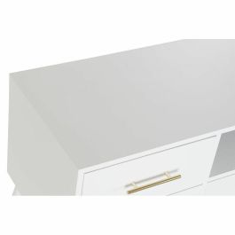 Mueble Tv Glam DKD Home Decor Blanco Crema 40 x 52 x 140 cm