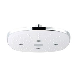 Edm Rociador de ducha anticalcareo square color cromo, ABS, 20x20x5,7cm
