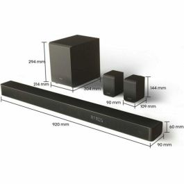 Barra de Sonido Hisense AX5100G 340W Negro