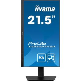 Iiyama Monitor Ips de 21.5’’ sin Bordes de 3 Lados y con Concentrador Usb, Frecuencia de Actualización de 100Hz y con Soporte Ajustable En Altura