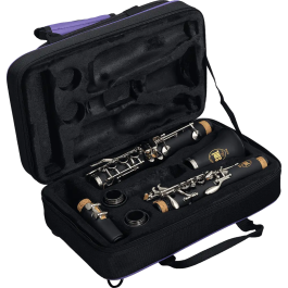 SML Clarinete Ut CLC100 Tonalidad Do Sistema Boehm Negro ABS Mecanismos Níquel-plata Plateado 17 Llaves con Kit BG Incluido