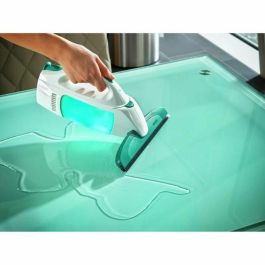 Leifheit 51003 kit de aspiradora de ventanas Dry & Clean con mango y limpiador, limpiador de ventanas sin rayas, limpiador de ventanas multiusos