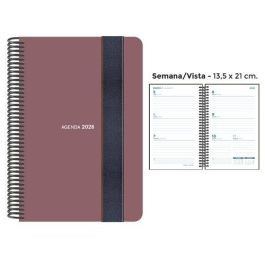 Agenda Anual (2026) Senfort Foam Espiral Tapa Pp Con Goma 135X210 S/V Siena Precio: 9.78999989. SKU: B1JKFFYEPV