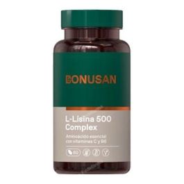 BONUSAN L-Lisina HCl 500mg Plus 60 Comprimidos. Vitamina C y B6. Mejor absorción, función inmunitaria Precio: 18.5000002. SKU: B1GHAF5C49