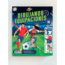 CEFA Dibujando Equipaciones Petit Picasso 00569 Set de Diseño de Equipaciones de Fútbol con Pinturas y Pegatinas