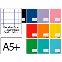 Liderpapel Libreta Smart A5 Plus 32 Hojas 75gr Cuadro 8mm Margen Colores Surtido Precio: 9.89000034. SKU: B16EYN6YPG