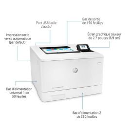 HP Impresora Láser Color LaserJet Enterprise M455DN Doble Cara Automática Duplex 3PZ95A Blanca