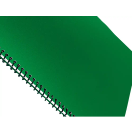 Liderpapel Tapas Encuadernacion Polipropileno A4 0.8mm Verde Opaco Paquete 50 Unidades