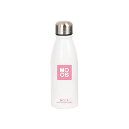Botella de Agua Moos Passion Multicolor Poliéster Metal Reciclado 500 ml