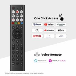 Hisense 43A6Q Televisor Smart TV 43" 4K Ultra HD VIDAA Alexa, Dolby Vision, Modo Juego Plus, Wi-Fi Negro