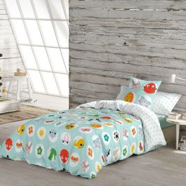 Funda Nórdica Lemon Ribbon Points Cama de 80/90 150 x 220 cm Reversible Funda Nórdica Lemon Ribbon Points Cama de 80/90 150 x 220 cm Reversible