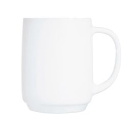 Arcoroc Set 6 Mugs Zenix Intensity Baril 29 cL Beige Vidrio Templado Resistente Apto Lavavajillas Microondas