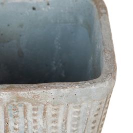 Macetero Cemento Decoración 13 X 13 X 12,50 cm