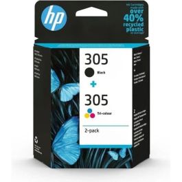 Hp Tinta Pack Negro + Tricolor Deskjet 2320, 2700 Series, 2710, 2720, 2721, 2722, 2723, Plus 4100 Series, Plus 4110, Plus 4120, Plus 4122, Plus 4130 - Envy 6010, 6020, 6022, 6030, 6032, Pro 6400 Series, Pro 6420, Pro 6422, Pro 6430, 4210E - Nº 305 Hp Tinta Pack Negro + Tricolor Deskjet 2320, 2700 Series, 2710, 2720, 2721, 2722, 2723, Plus 4100 Series, Plus 4110, Plus 4120, Plus 4122, Plus 4130 - Envy 6010, 6020, 6022, 6030, 6032, Pro 6400 Series, Pro 6420, Pro 6422, Pro 6430, 4210E - Nº 305