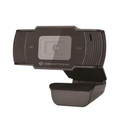 Conceptronic Webcam AMDIS05B HD 720P con Micrófono y Cubierta de Privacidad para Videoconferencias y Streaming Precio: 10.78999955. SKU: B1FGFYFC6C