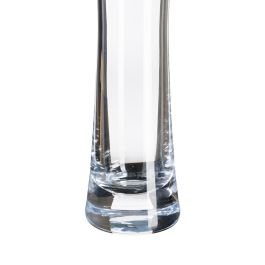 Florero Transparente Cristal Decoración 6 X 6 X 23 cm